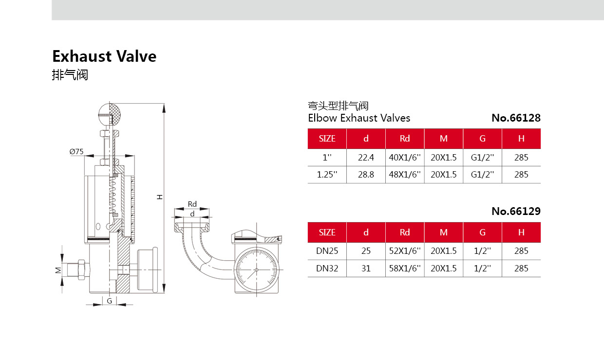 V&aacute;lvula de alivio de aire sanitario