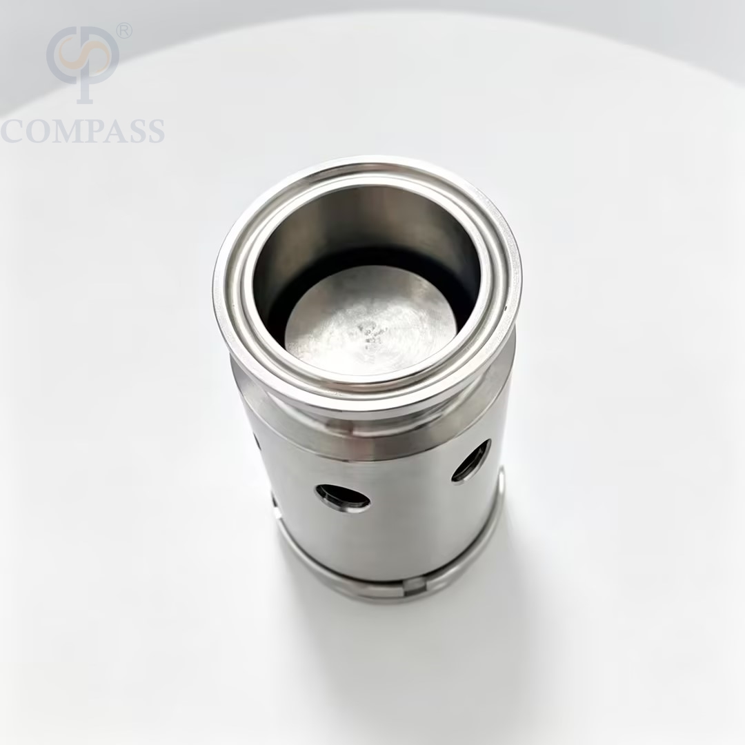 1-3Bar 38,1 MM Universal SS304 SS316L válvulas de alivio de presión de vacío ajustables de presión media sanitaria Tri-Clamp con silicona