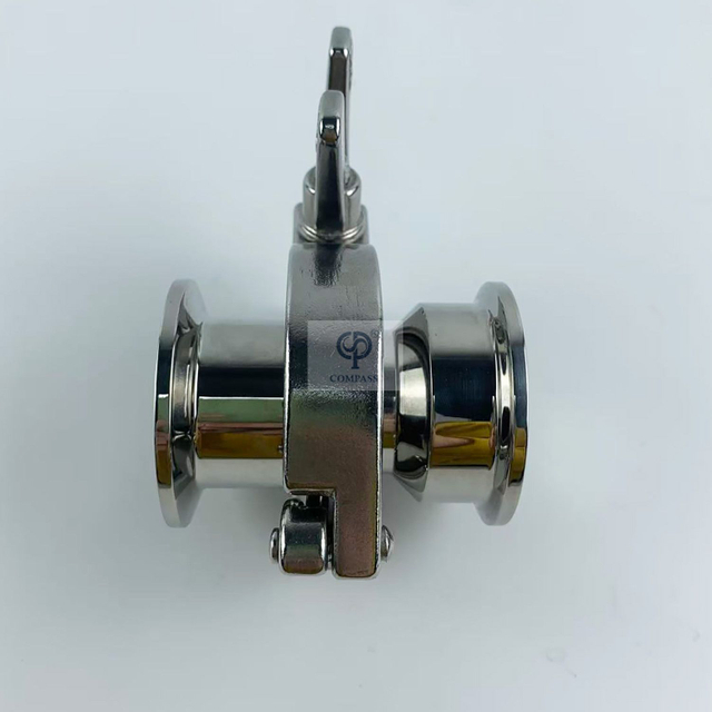 Tri trampas de vapor del extremo de la abrazadera del saneamiento de TC50.5MM DN25 SS316L