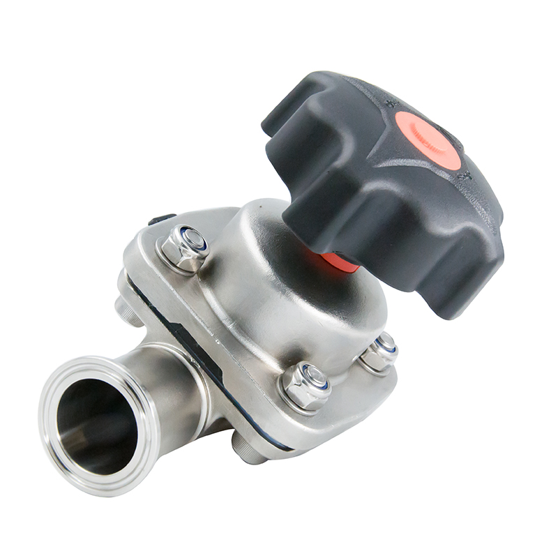 2 pulgadas 50.8 mm de alta calidad Hygienic Hygienic Acero inoxidable SS316L SNV SMS Válvula de diafragma recta
