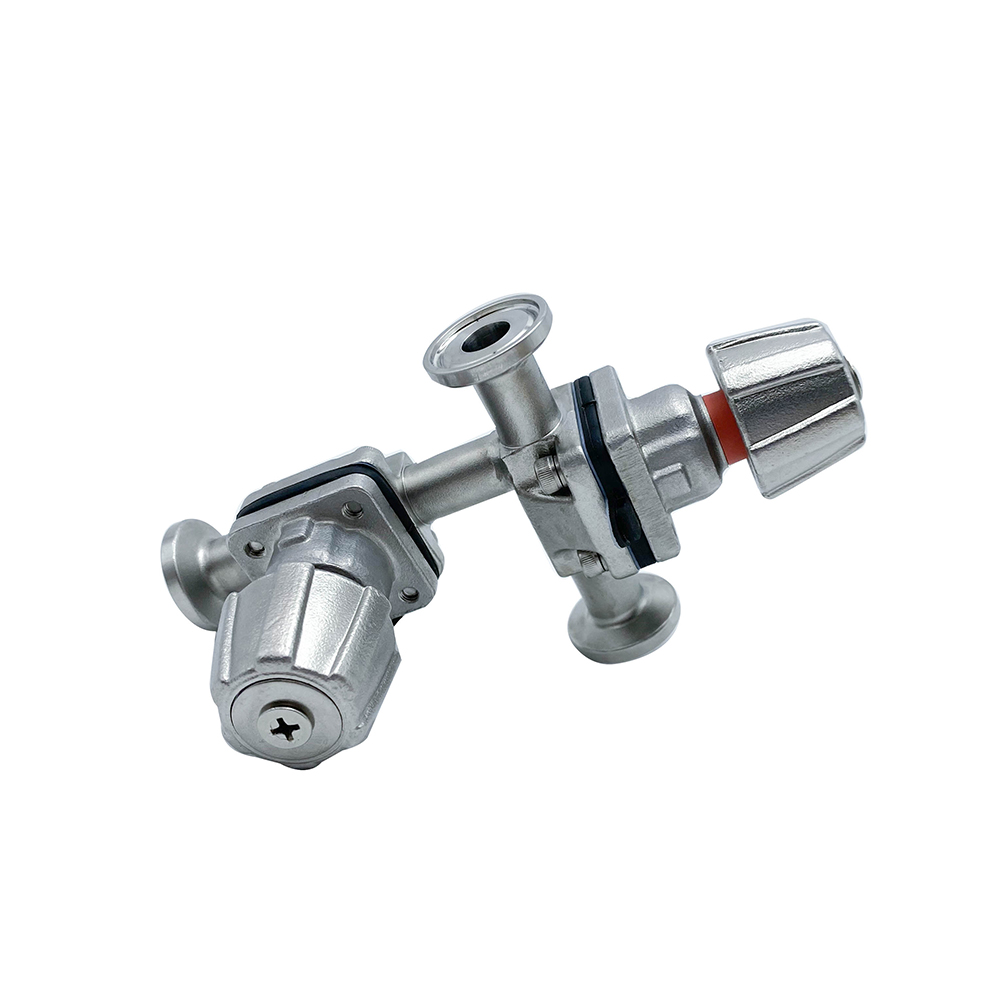 3/4 pulgadas 19.05 mm de alta calidad higiénica acero inoxidable SS316L SNPLA SMS Diafragma recto Vavle con manija de acero inoxidable