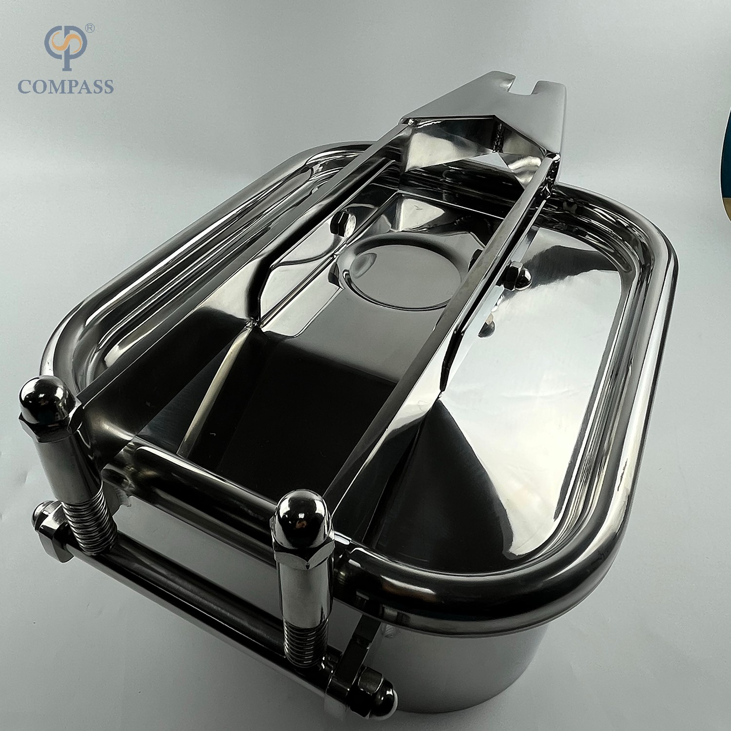 ENTRADAS RECTANGULARES EXTERIORES DE ACERO INOXIDABLE SS304 CON UN BRAZO INTERSECTANTE