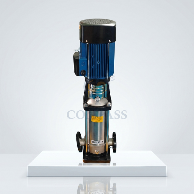 4kw CDLF8-100 Acero inoxidable sanitario SS304 4000 litros/h PN25 Bomba centrífuga multietapa vertical con extremo de brida con buen precio