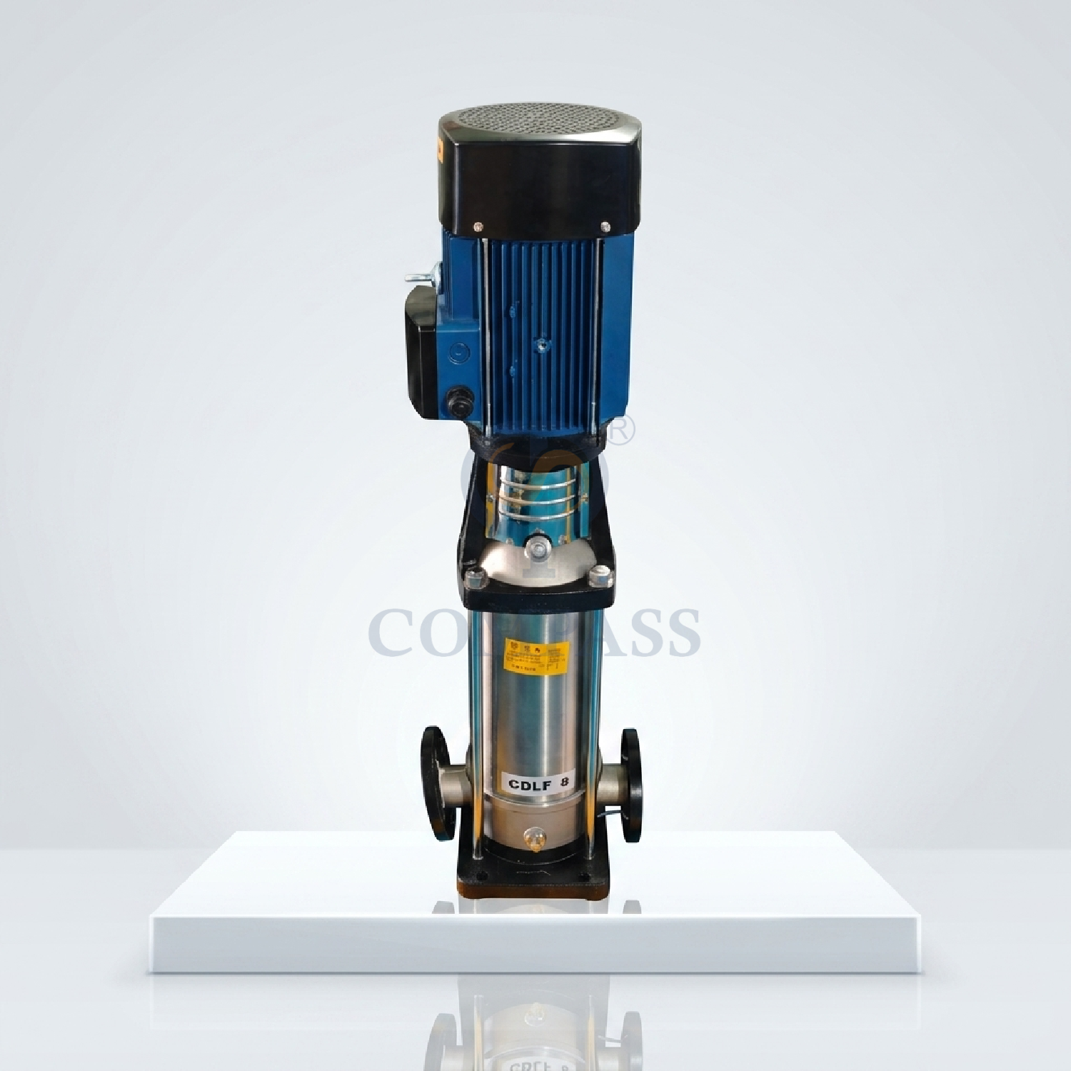 4kw CDLF8-100 Acero inoxidable sanitario SS304 4000 litros/h PN25 Bomba centrífuga multietapa vertical con extremo de brida con buen precio