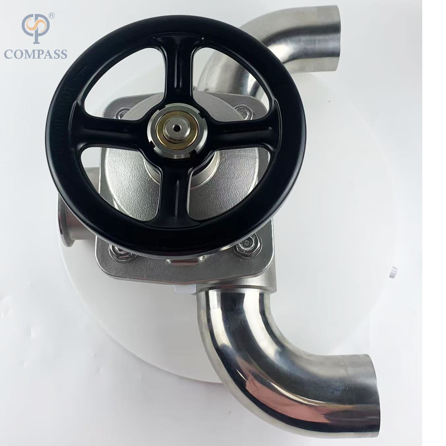 3 'SS316L Válvula de diafragma de soldadura de acero inoxidable de acero inoxidable