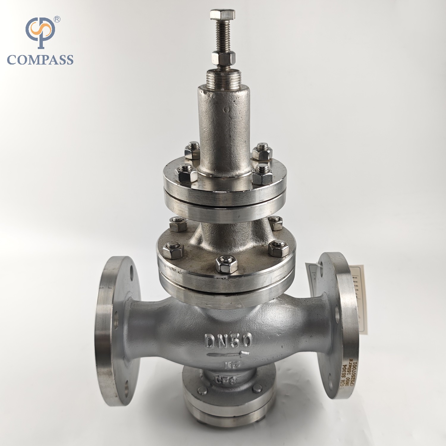 Válvula de alivio de brida de acero inoxidable de acero inoxidable DN50