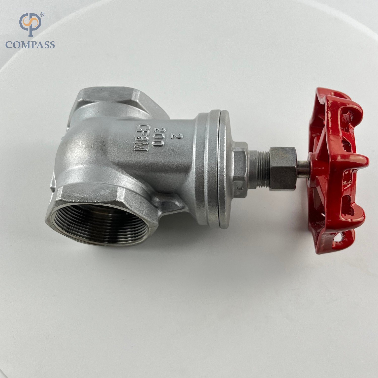 Válvula de compuerta industrial de acero inoxidable SS304 (NPT)