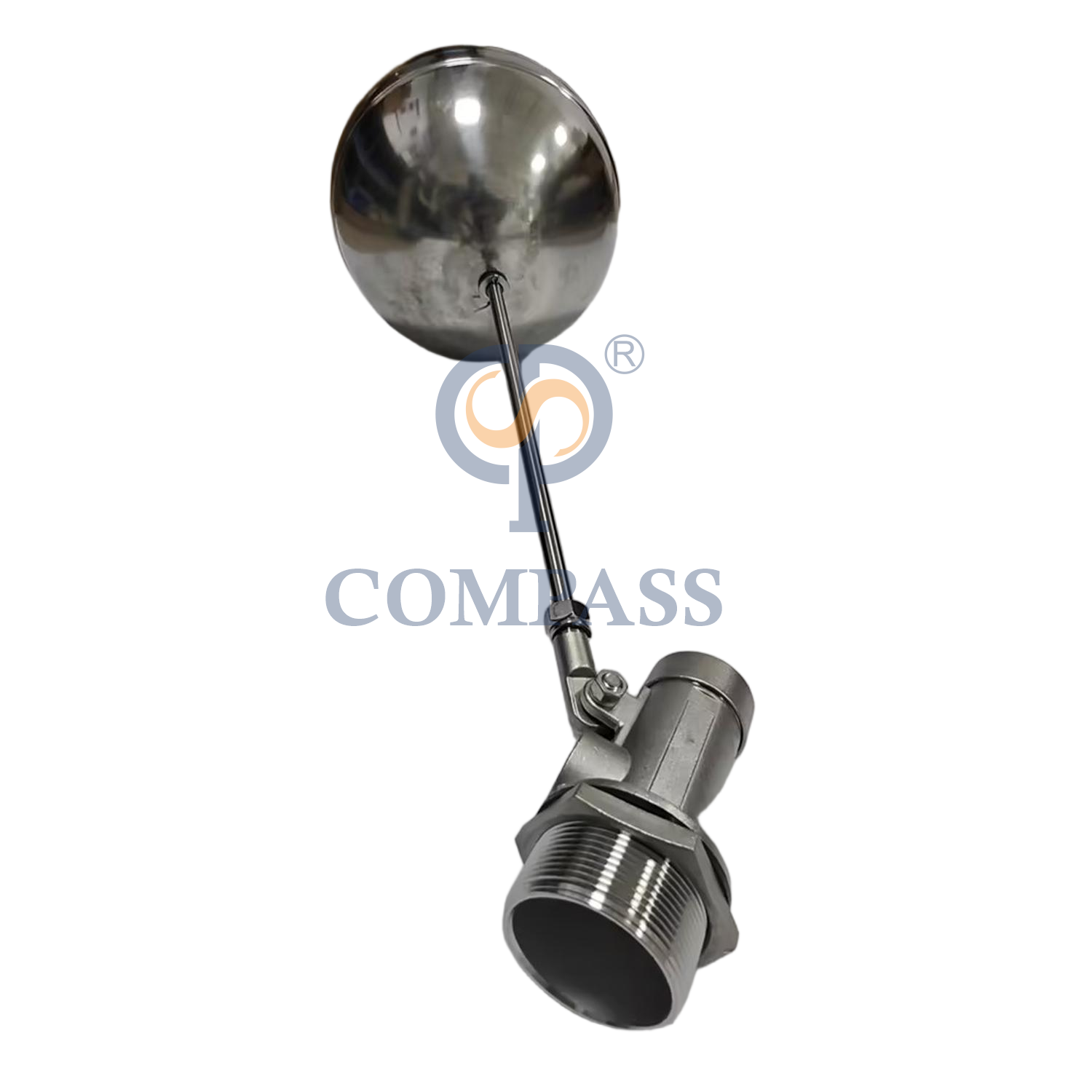 Válvula de bola de flotador con extremo roscado macho BSP, tamaño de bola SS304 250MM, 2 pulgadas, DN50, para tanque