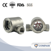 DN15 Vidrio al impulsor excéntrico de acero inoxidable DN15