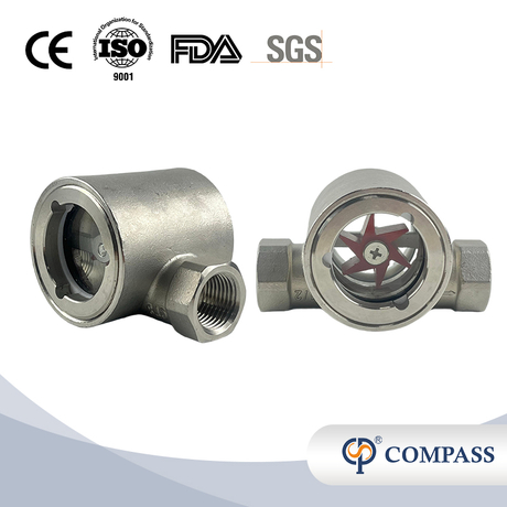 DN15 Vidrio al impulsor excéntrico de acero inoxidable DN15