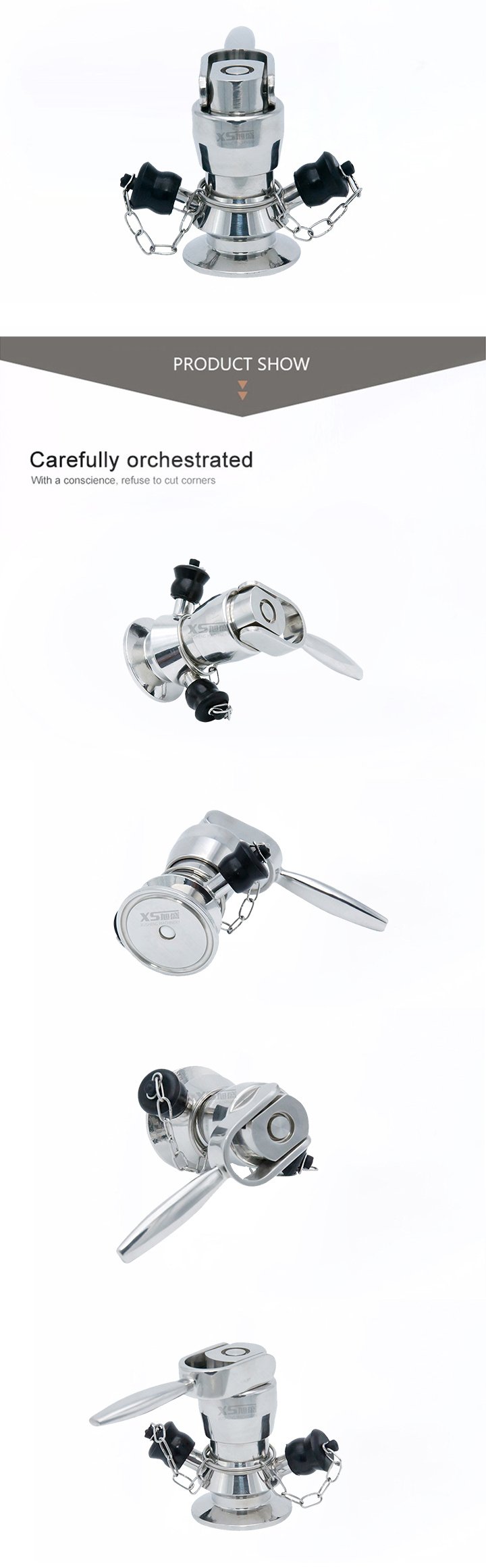 V&aacute;lvulas de sellos as&eacute;pticos de acero inoxidable SS316L