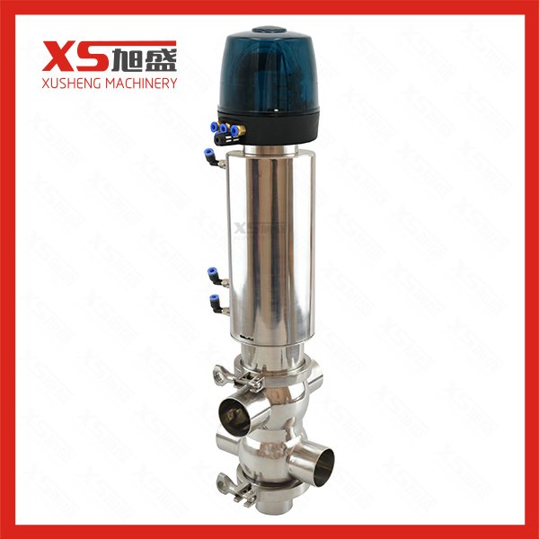 V&aacute;lvula de mezcla asp&eacute;tica SS316L de acero inoxidable con ascensor de asiento