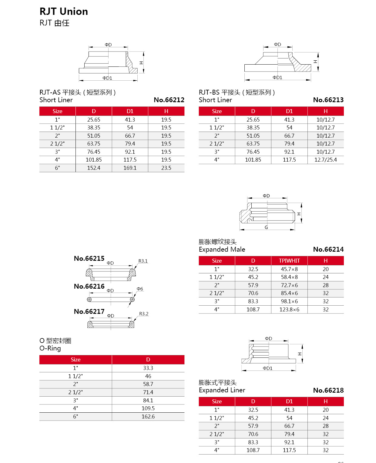 Uni&oacute;n hexagonal de acero inoxidable rjt sanitario