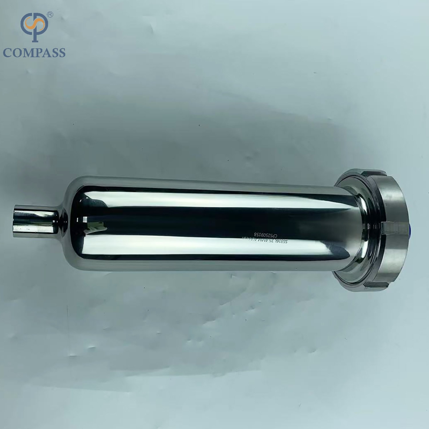 FILTRO RECTO DE SOLDADURA SANITARIA DE ACERO INOXIDABLE HIGIÉNICO SANITARIO DE GRADO ALIMENTARIO SS316L