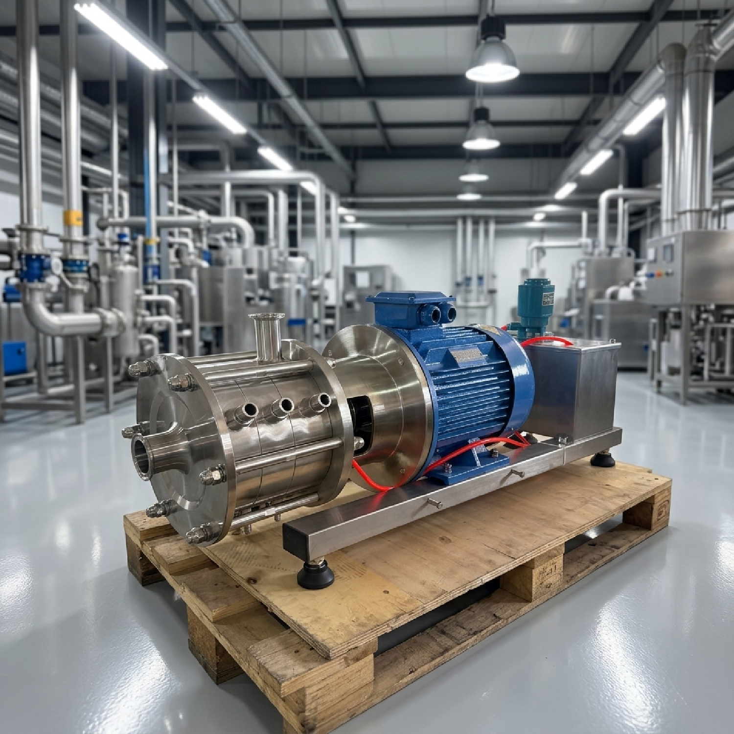 Bombas de emulsificación de tres etapas de alta viscosidad SS304 4KW con camisa calefactora