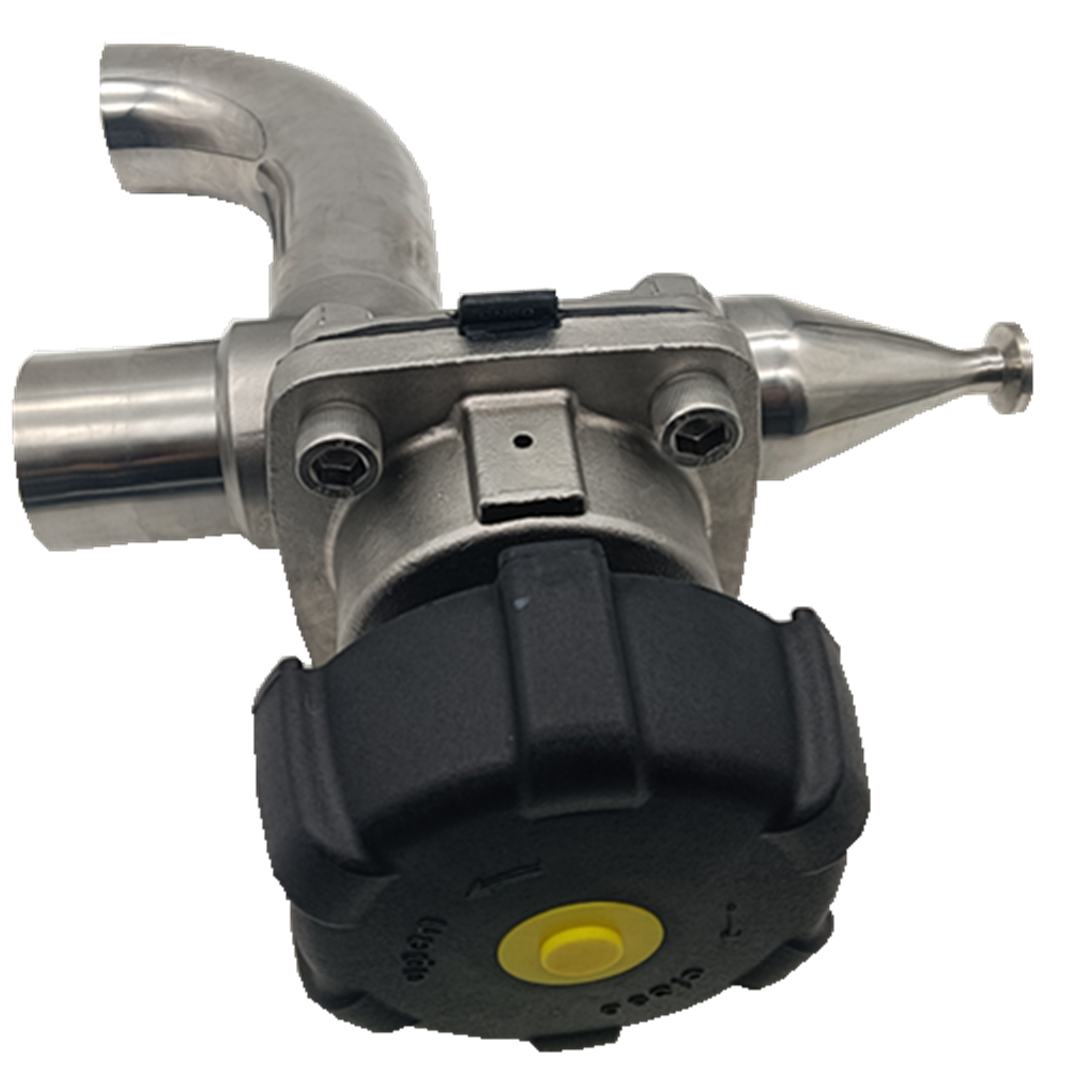 1-1/2 pulgadas × 1/2 pulgadas de alta calidad higiénica acero inoxidable SS316L SMS Tipo de codo de tres vías Vavle 