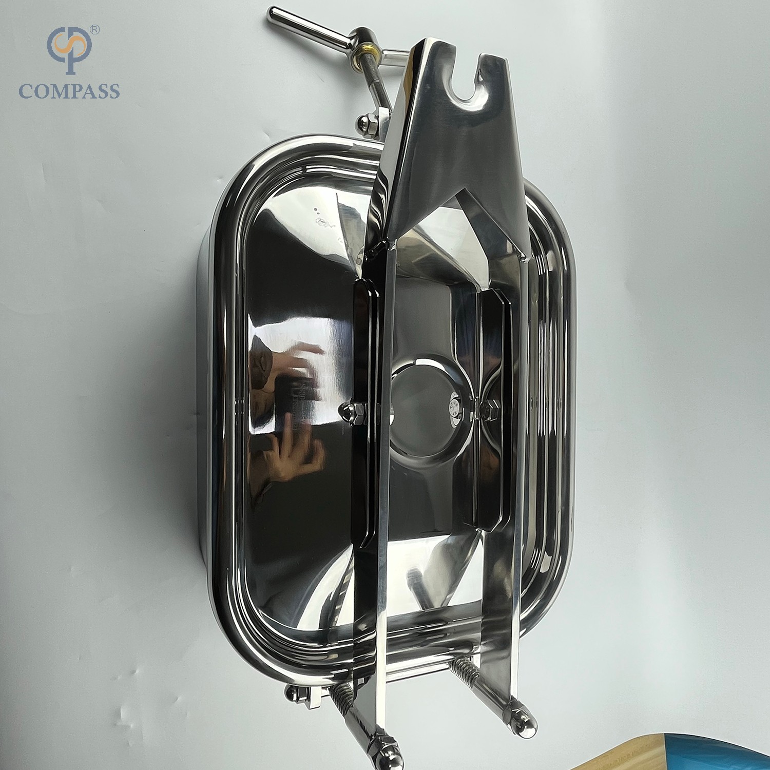 ENTRADAS RECTANGULARES EXTERIORES DE ACERO INOXIDABLE SS304 CON UN BRAZO INTERSECTANTE