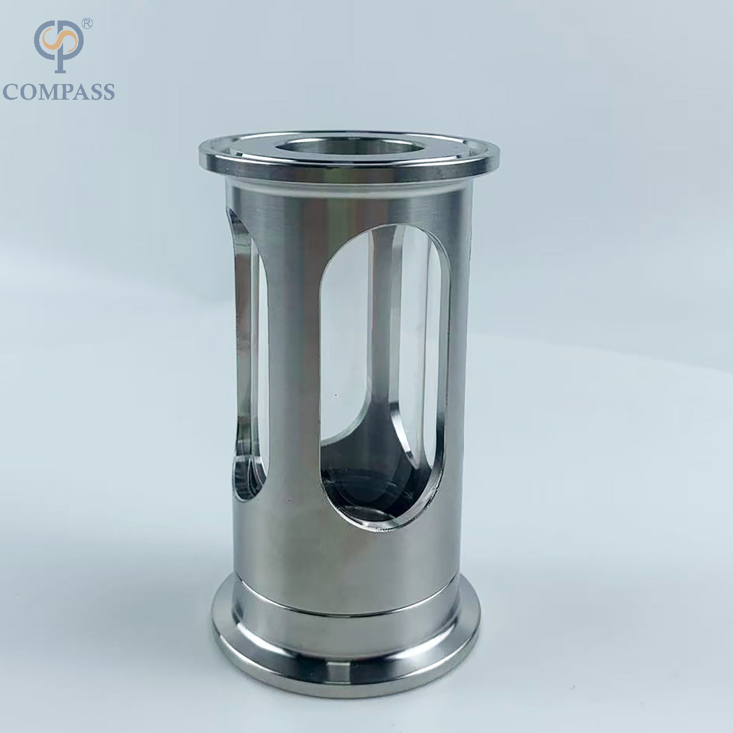 DN15 Vidrio de abrazadera compacta de acero inoxidable de acero inoxidable