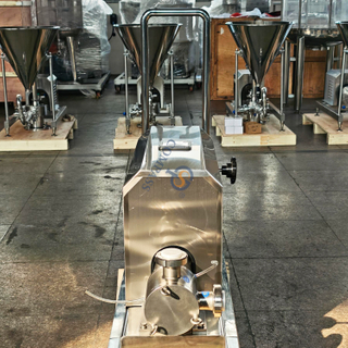 Bomba sinusoidal de extremo de unión SS316L de 330RPM 2.2KW con carro móvil y gabinete de control