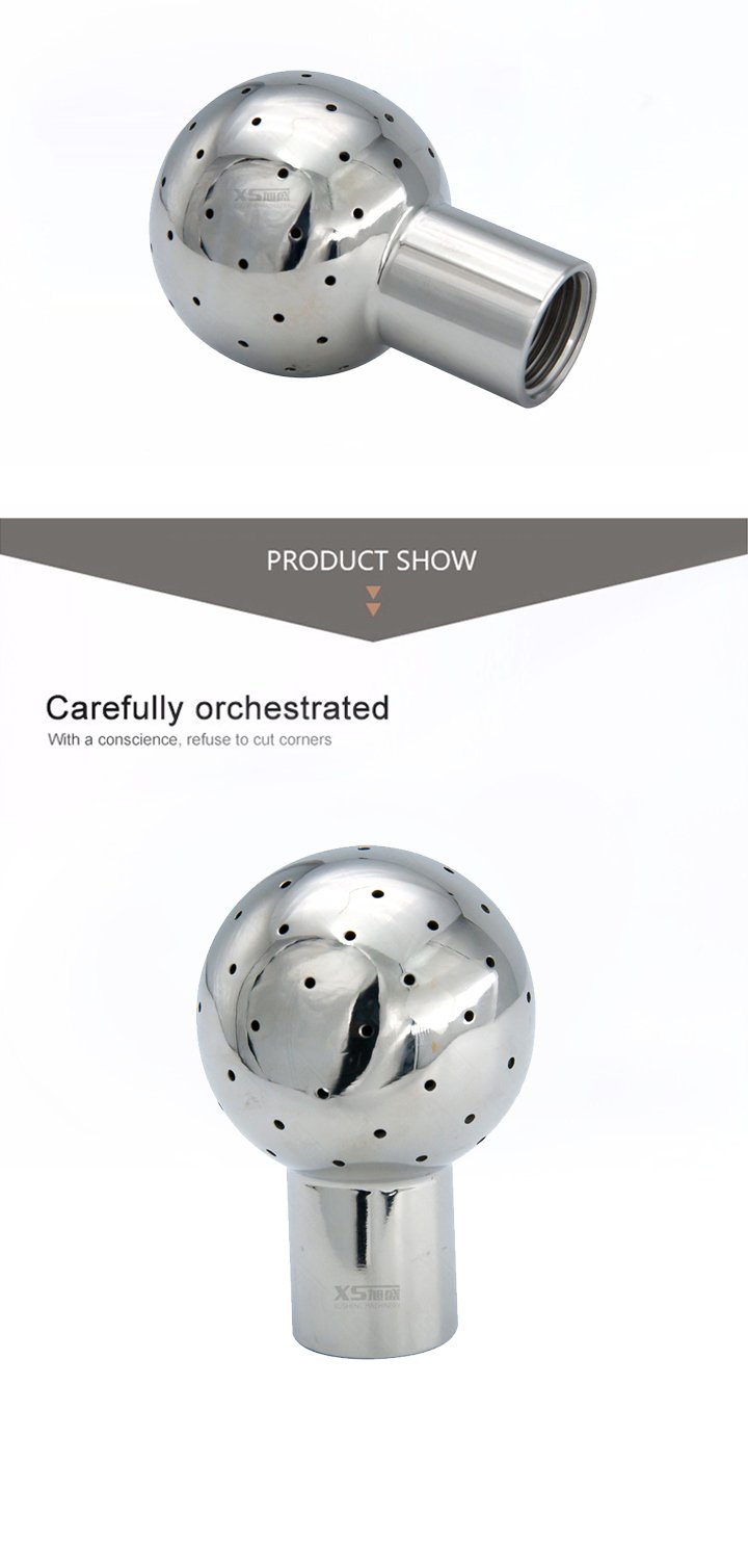 Bola de limpieza de soldadura est&aacute;tica de tanques de acero inoxidable AISI304