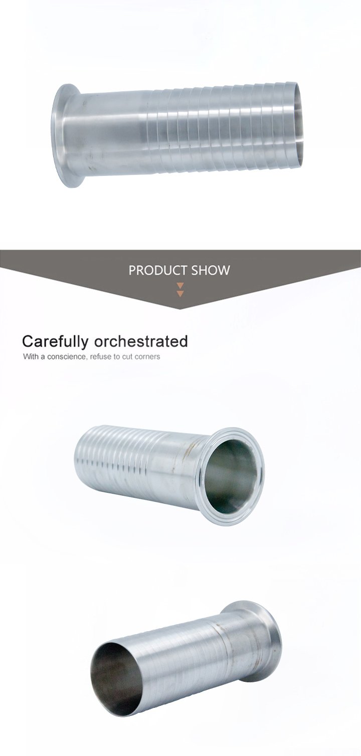 Conectores de manguera higi&eacute;nica de acero inoxidable