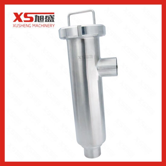 Colador de ángulo 90 de soldadura sanitaria de acero inoxidable 304