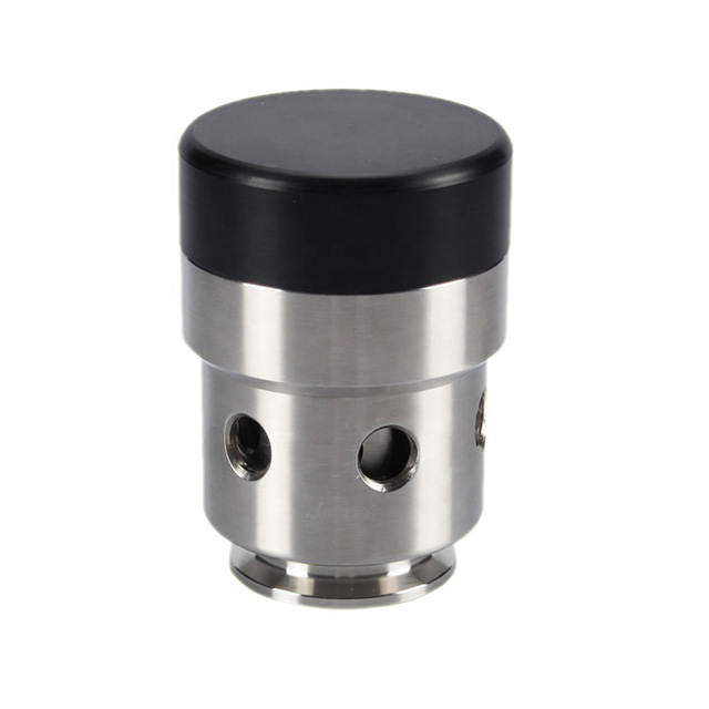 Respiradero de aire sanitario de triple abrazadera de acero inoxidable