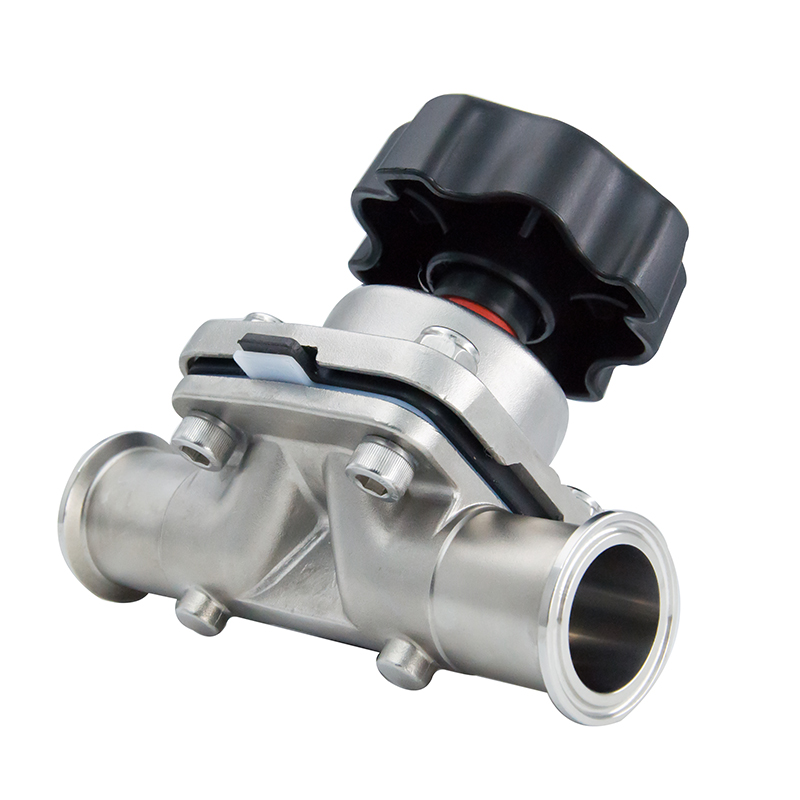 2 pulgadas 50.8 mm de alta calidad Hygienic Hygienic Acero inoxidable SS316L SNV SMS Válvula de diafragma recta