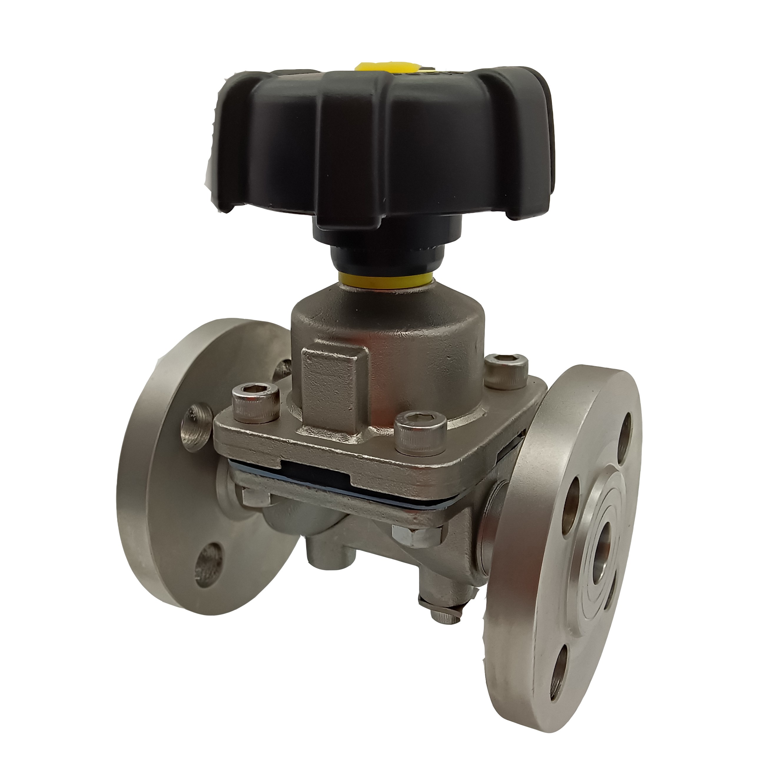 2 pulgadas 50.8 mm de alta calidad Hygienic Hygienic Acero inoxidable SS316L SMS Válvula de diafragma recta de extremo recto