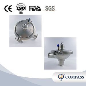 SMS CPM0-2 2 ''TC64MM Válvula sanitaria de presión constante de presión ajustable de acero inoxidable SS316L para tratamiento de agua Gas líquido