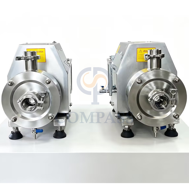 Emulsionante de dispersión de alto cizallamiento para tubería de TRL-1 de grado alimenticio sanitario SS304, 380V, 50HZ, 3P, 4kw, con motor de China y tanque de bomba de agua
