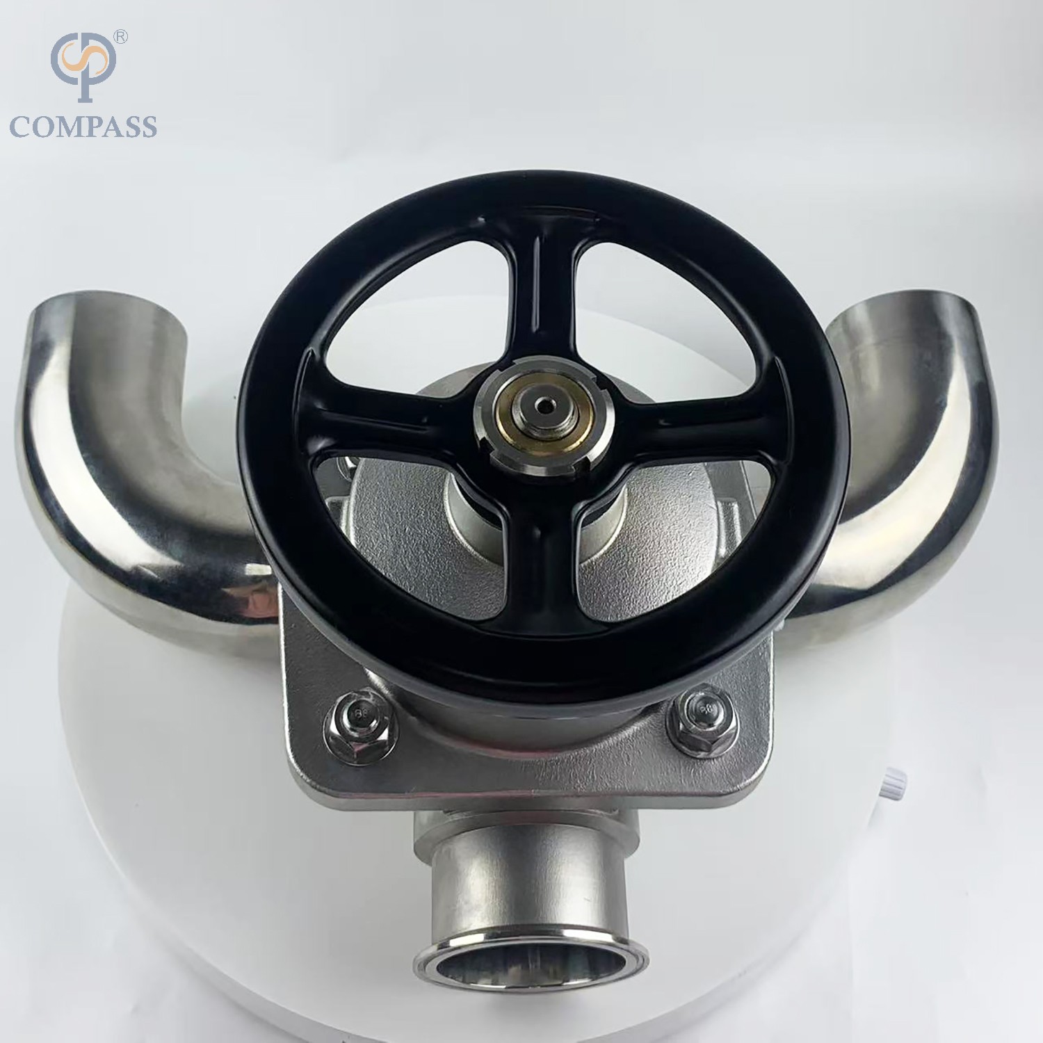 3 'SS316L Válvula de diafragma de soldadura de acero inoxidable de acero inoxidable