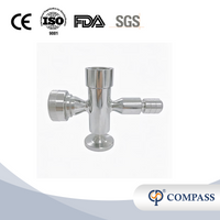 Válvula de nivel de líquido de alta calidad, 1/2 pulgadas, acero inoxidable sanitario SS316L BSPP, medidores de nivel inferior de hilo femenino para tanques de almacenamiento