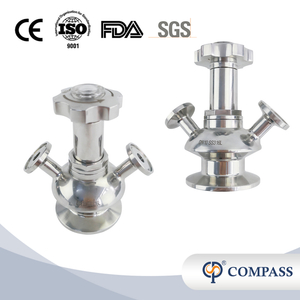 Modelo SGM-H Válvulas de muestreo de saneamiento estéril fino con junta PTFE