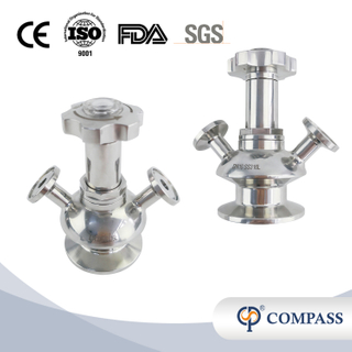 Modelo SGM-H Válvulas de muestreo de saneamiento estéril fino con junta PTFE