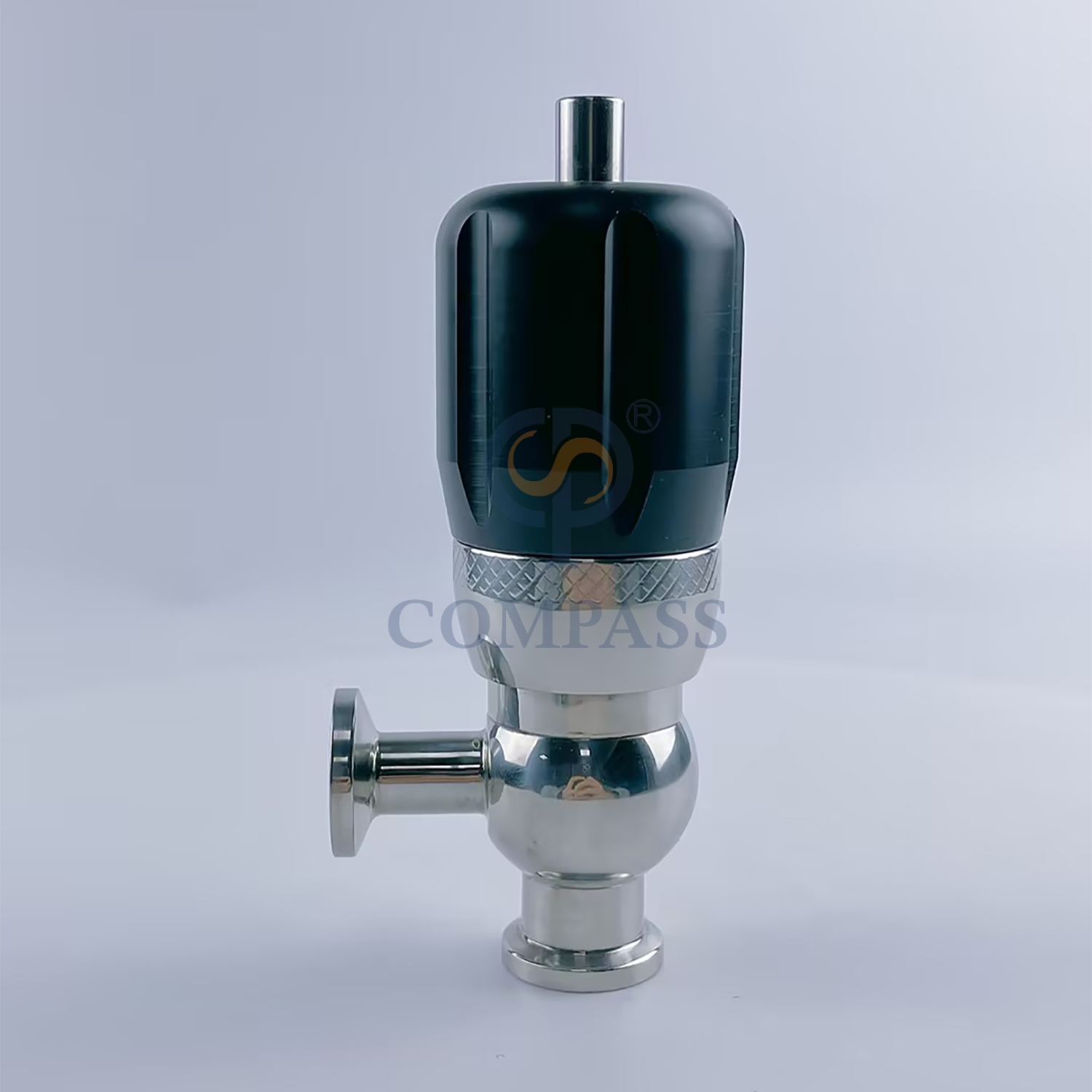 Mini válvula de seguridad estéril con sujeción manual SMS AISI316L de acero inoxidable de grado sanitario de 1/2 pulgada más vendida para la industria del petróleo y el gas