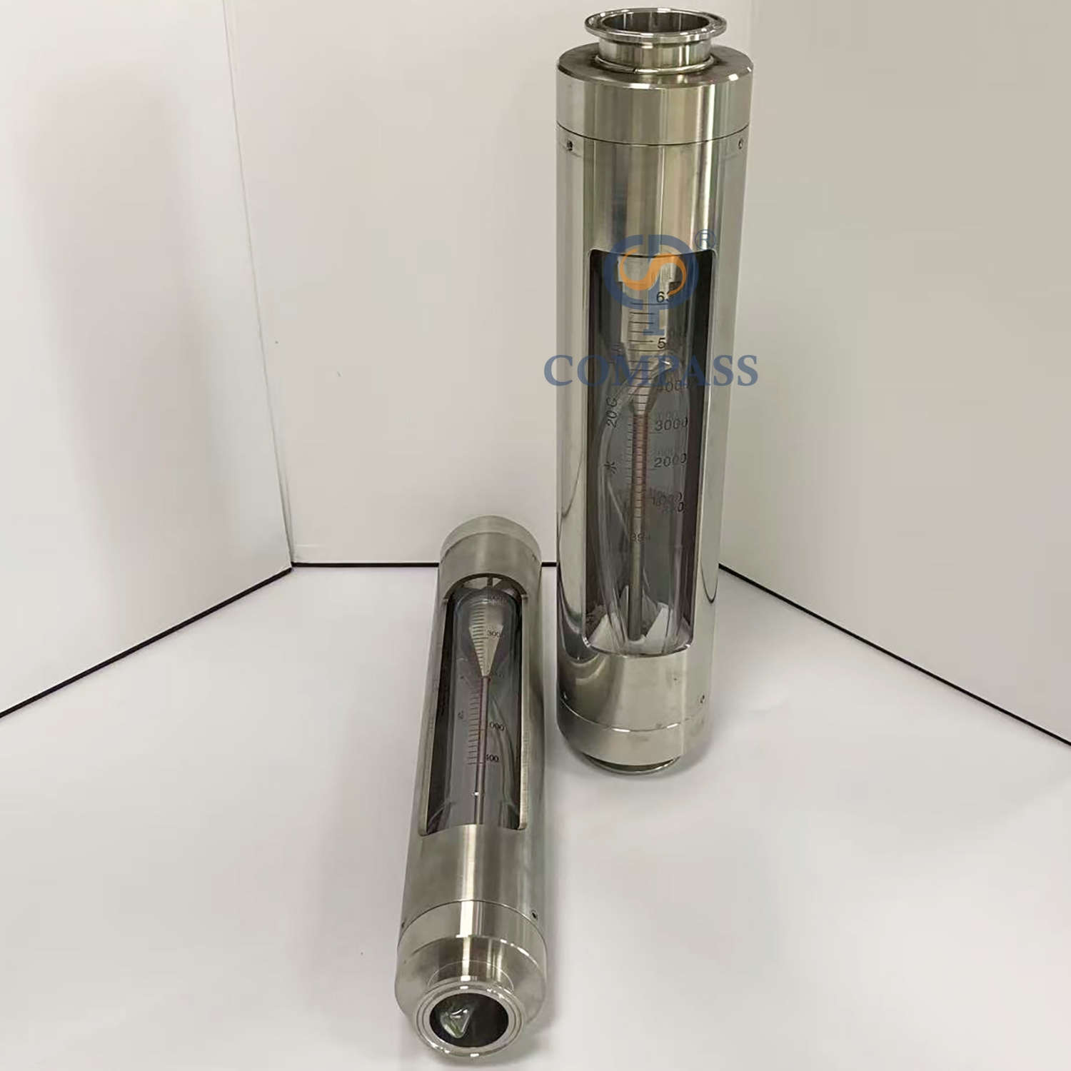 LZB-K30 SS304 Virola TC64MM 6000 Lph Medidor de flujo de rotor de vidrio de 2 pulgadas para agua