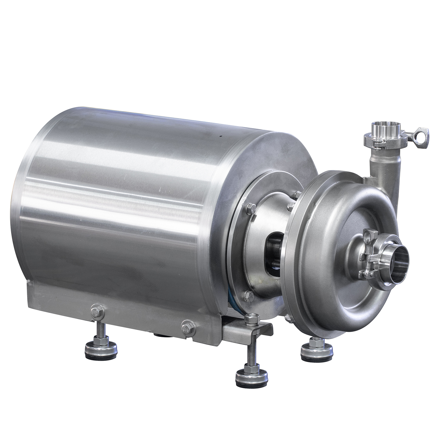 KSCP-14-50-5.5 Higiénico sanitario Acero inoxidable Cubierta redonda sanitaria Bomba centrífuga con sello mecánico único+Fase única