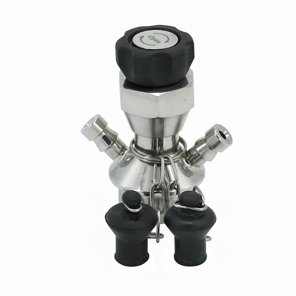 Soldadura microbiana SS316L Válvulas de muestreo de saneamiento para la industria química
