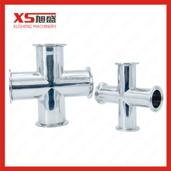 Higiénico acero inoxidable SS304 Sanitation Tri Clamping Y Tee