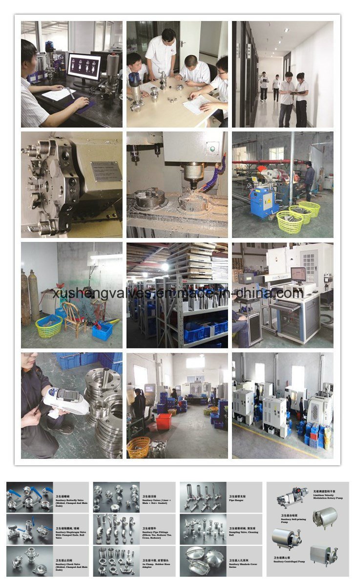 DN100 acero inoxidable SUS304 L&aacute;mpara de tanque de tipos de sindicato de vidrio