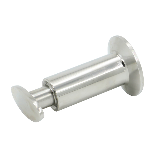 Válvula de llave de muestreo sujeta con abrazadera SS304 de acero inoxidable sanitario