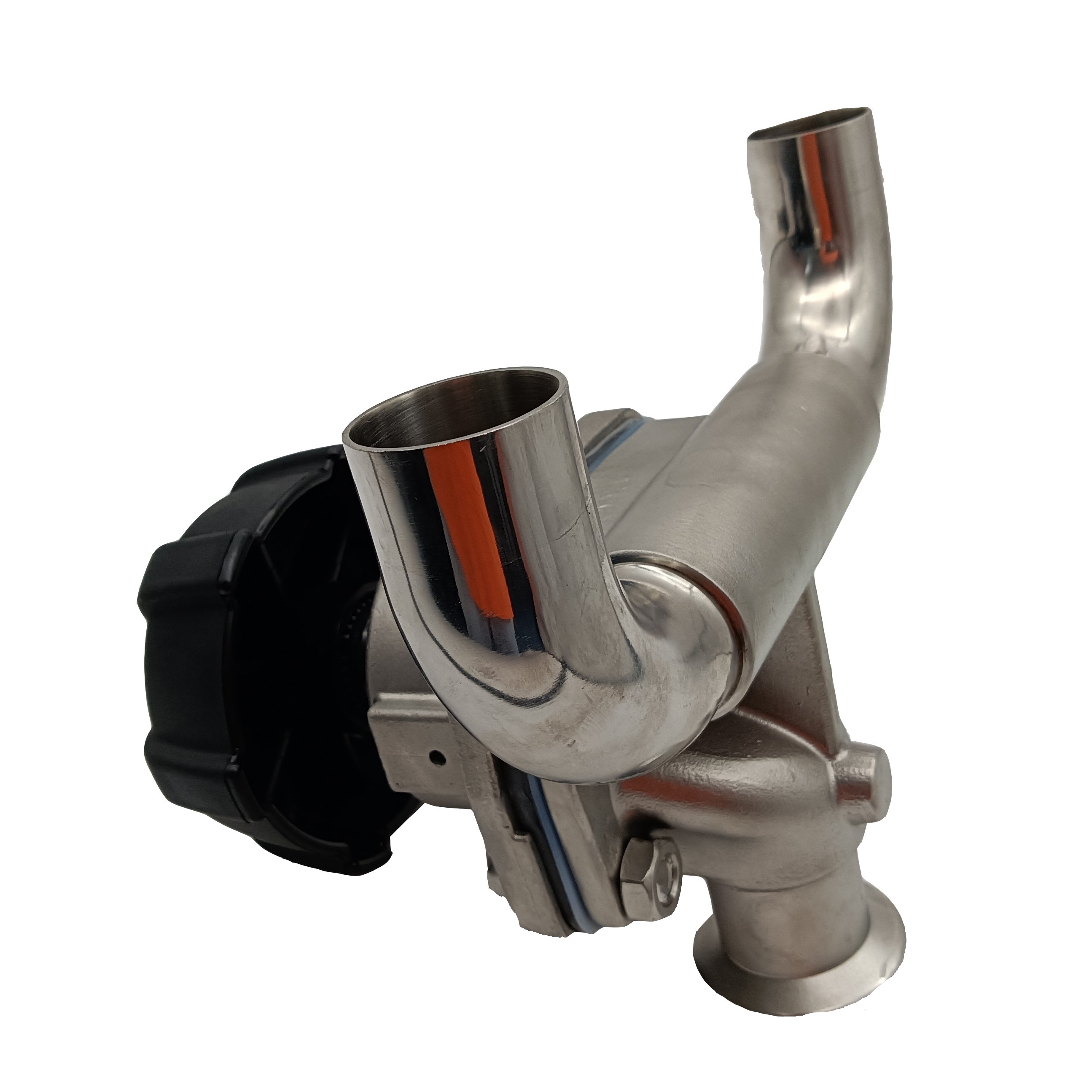 1/2 pulgada 12.7 mm de alta calidad Hygienic Hygienic Acero inoxidable SS316L SMS Cuesta de Diafragma de Type Diafragma Vavle 