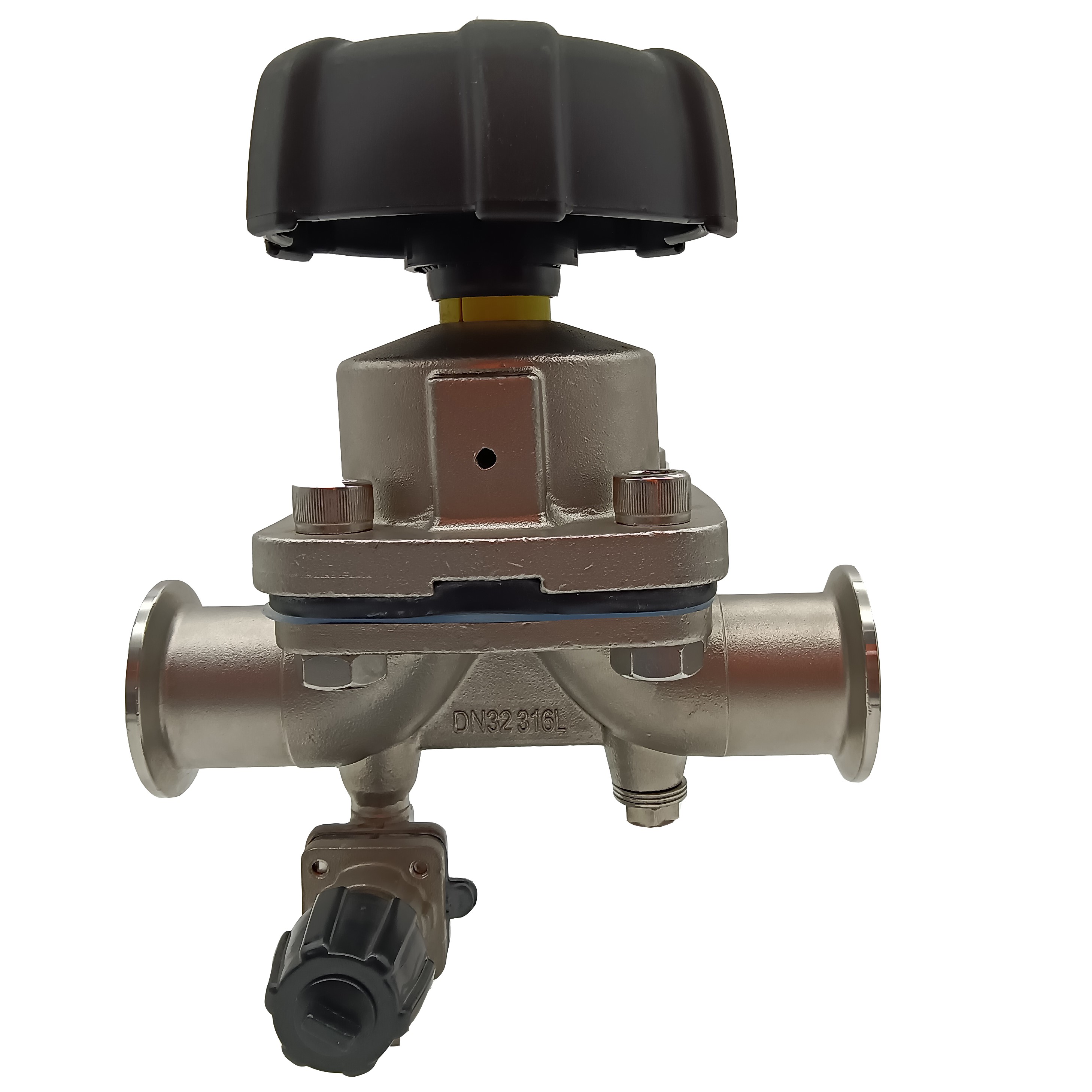1/2 pulgada 12.7 mm de alta calidad Higiénica Higiénica Acero inoxidable SS316L SNOPLA SMS VAVA DIAFRAGM