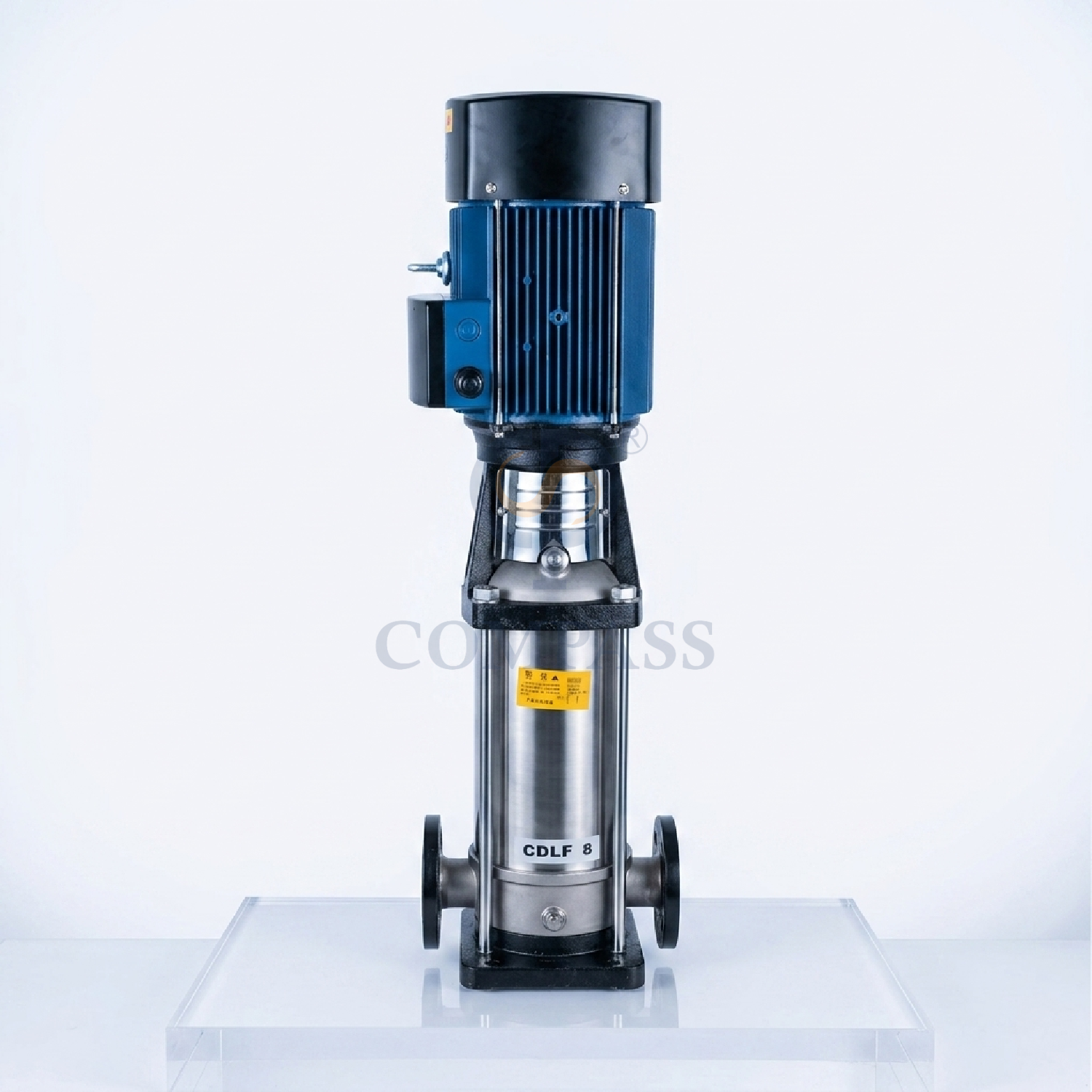 4kw CDLF8-100 Acero inoxidable sanitario SS304 4000 litros/h PN25 Bomba centrífuga multietapa vertical con extremo de brida con buen precio