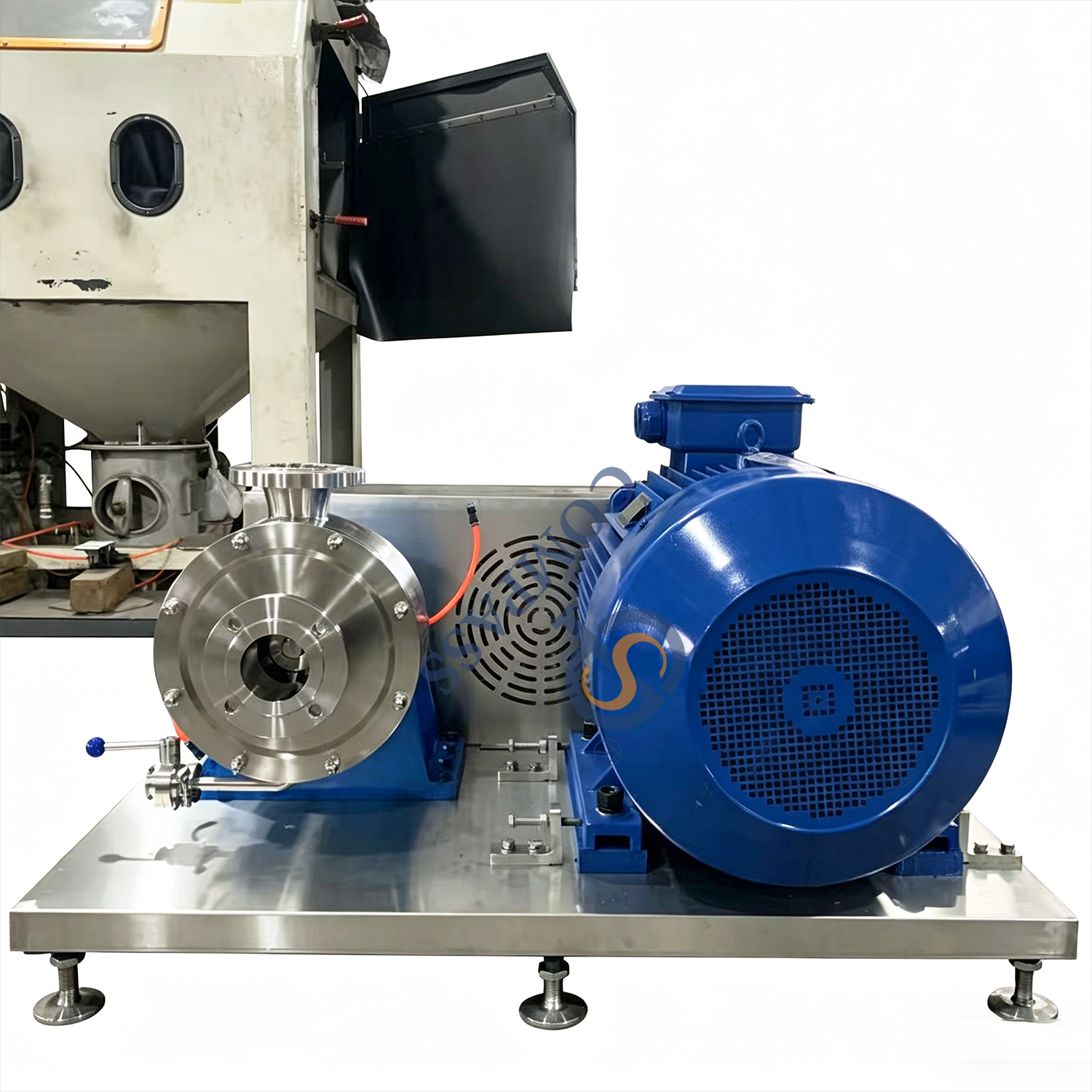 Bomba de emulsionante de dispersión de alto cizallamiento horizontal partido de una sola etapa SS316L 75KW