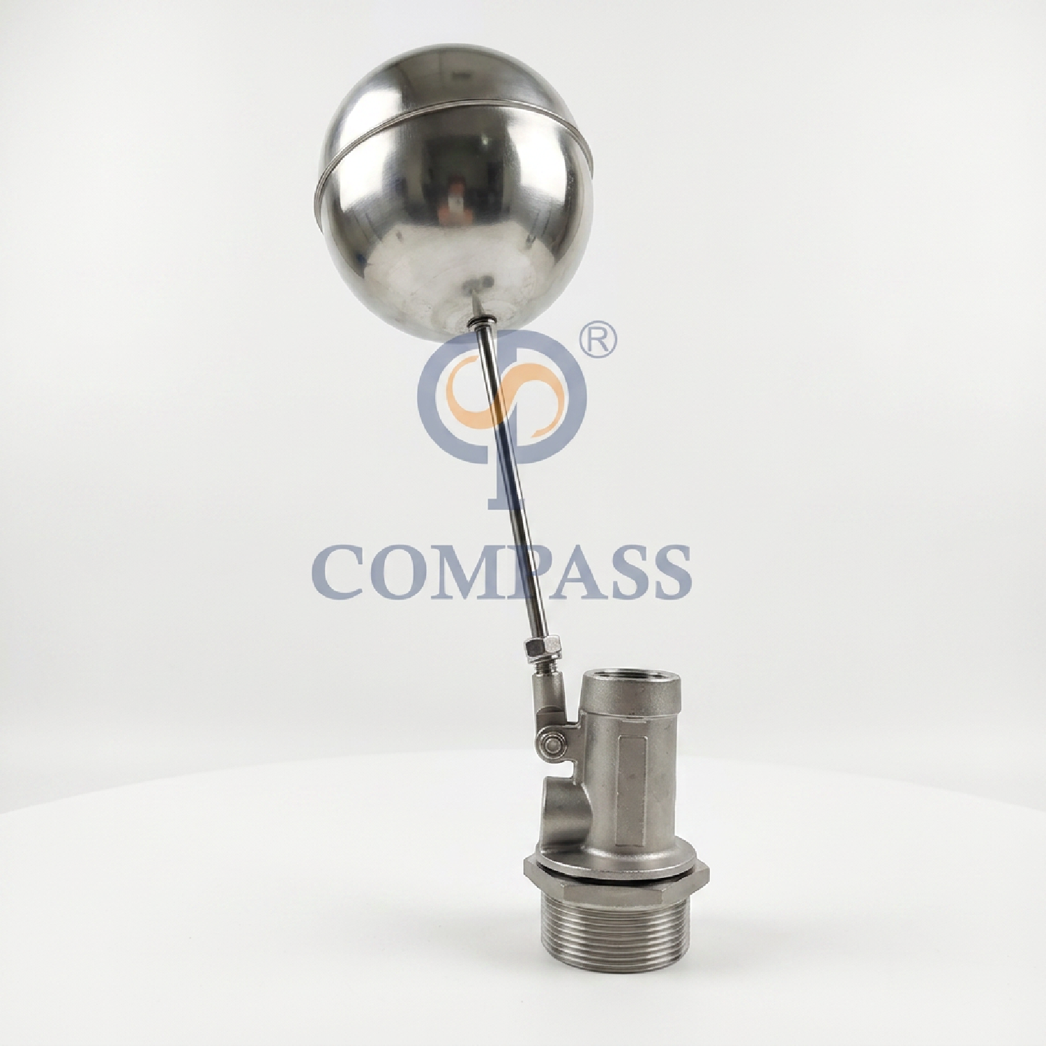 Válvula de bola de flotador con extremo roscado macho BSP, tamaño de bola SS304 250MM, 2 pulgadas, DN50, para tanque
