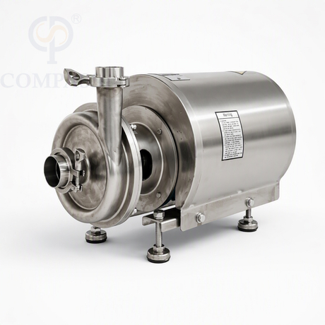 Bomba centrífuga eléctrica sanitaria higiénica de grado alimenticio SS304 OEM 415V con cubierta protectora de Motor redonda KSCP-10T-24M-2.2KW