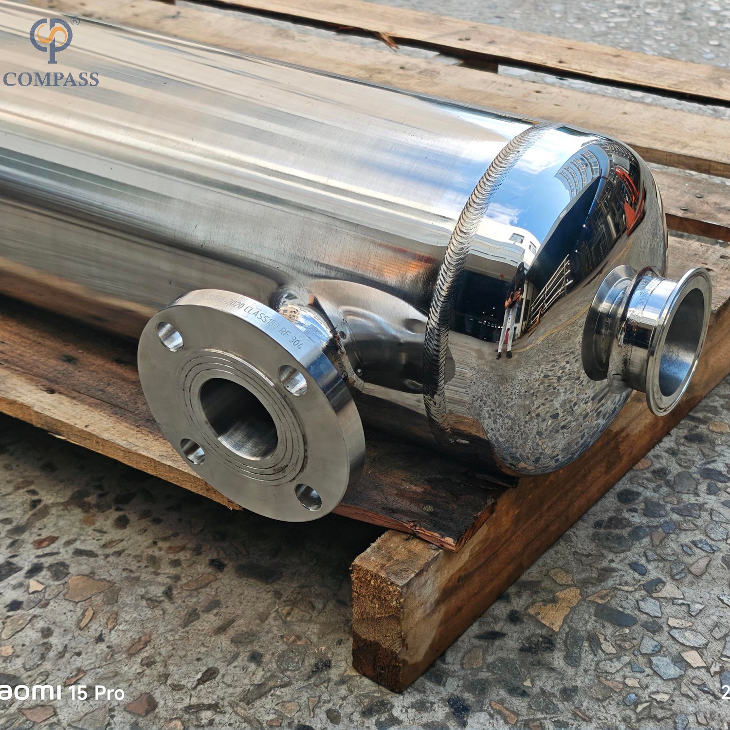 Intercambiador de calor de tubo en espiral de calidad alimentaria SS304