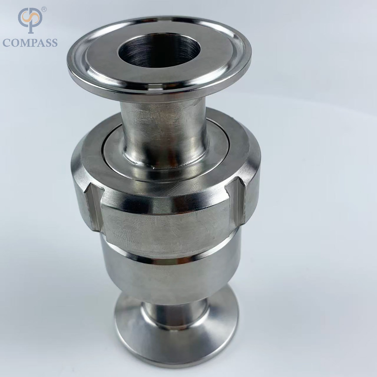 25,4 mm de acero inoxidable SS316L Grado alimentario SMS SMS Ferrule de un solo unión Válvulas de retención